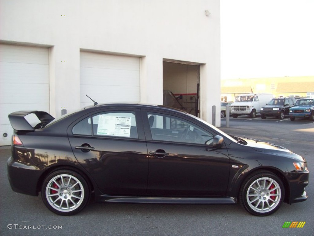 Phantom Black 2012 Mitsubishi Lancer Evolution GSR Exterior Photo #62110328