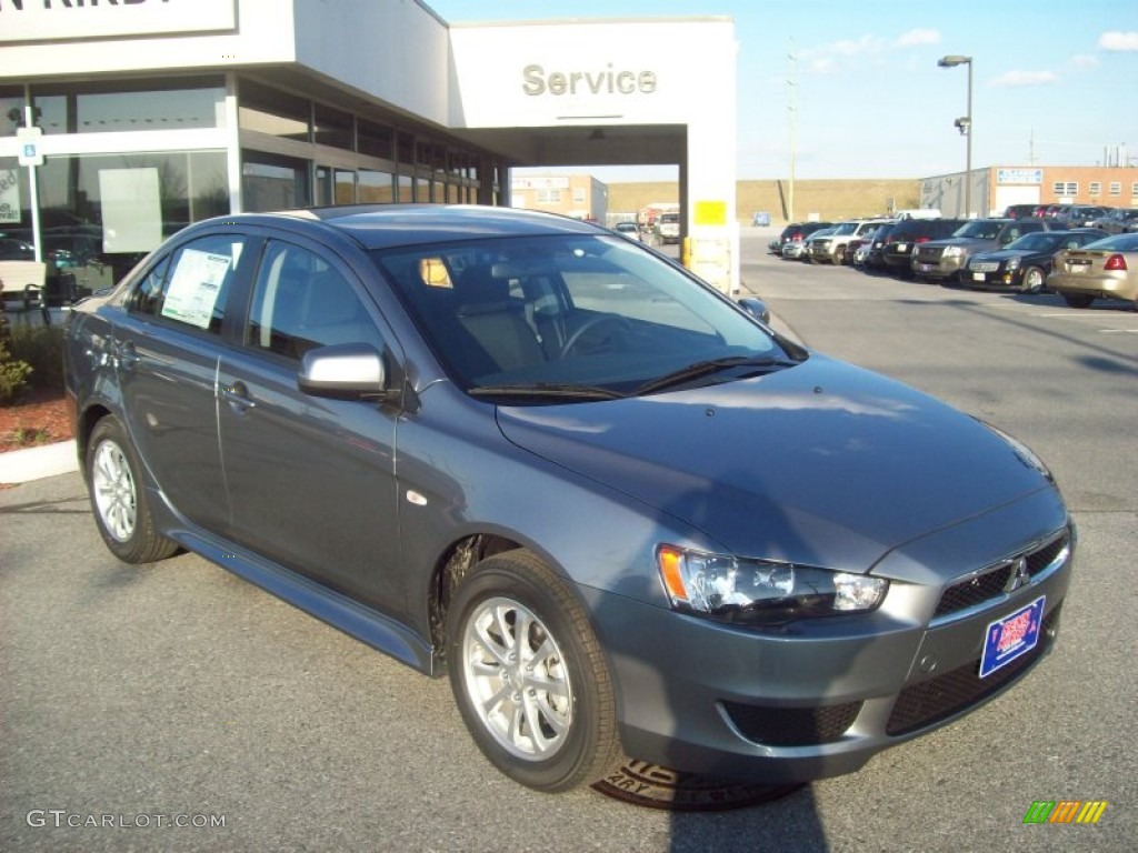 Mercury Gray 2012 Mitsubishi Lancer ES Exterior Photo #62110899