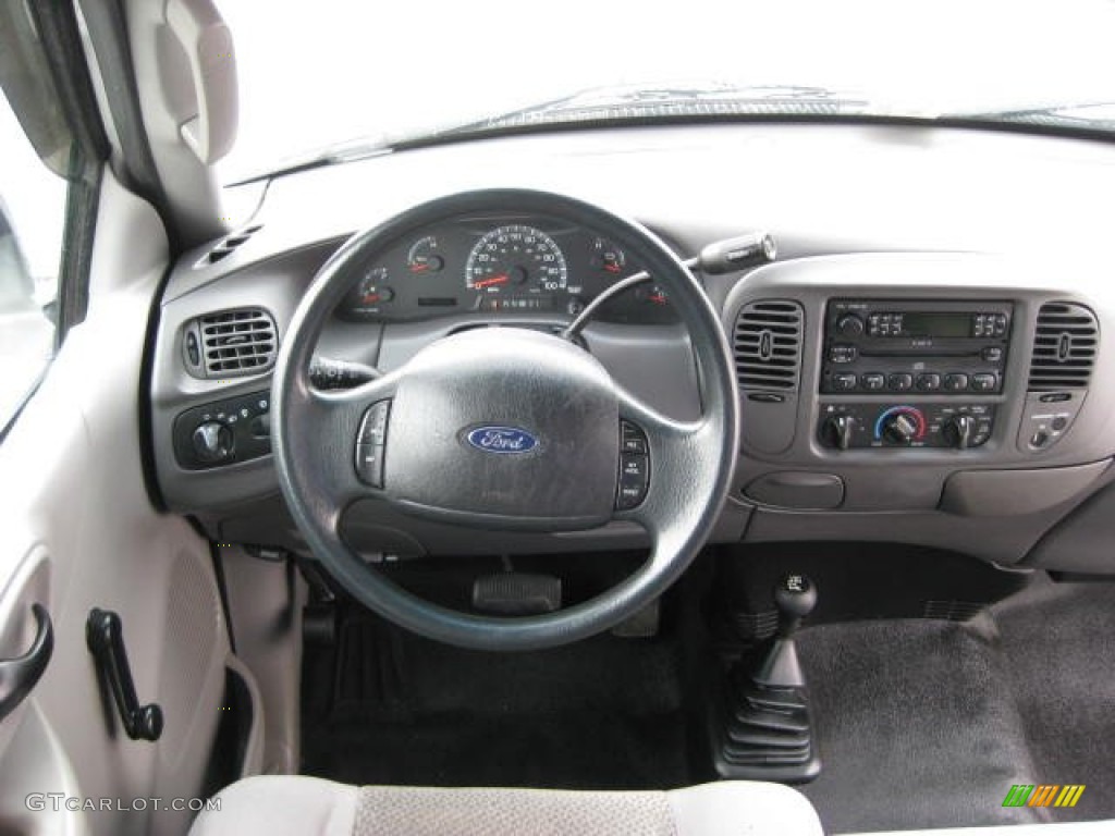2004 F150 XL Heritage SuperCab 4x4 - Oxford White / Heritage Graphite Grey photo #23