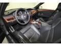 Black 2008 BMW M5 Sedan Interior Color