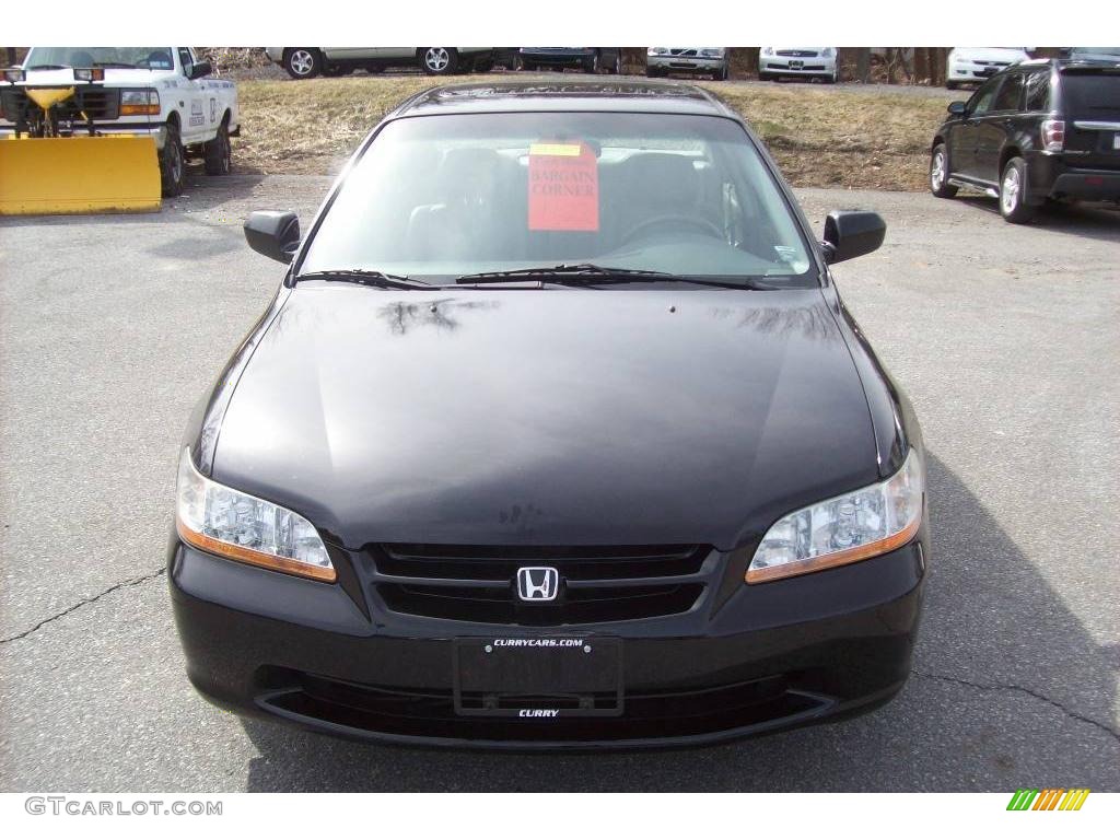 2000 Accord EX V6 Sedan - Nighthawk Black Pearl / Quartz photo #2