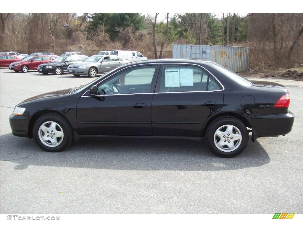 2000 Accord EX V6 Sedan - Nighthawk Black Pearl / Quartz photo #19