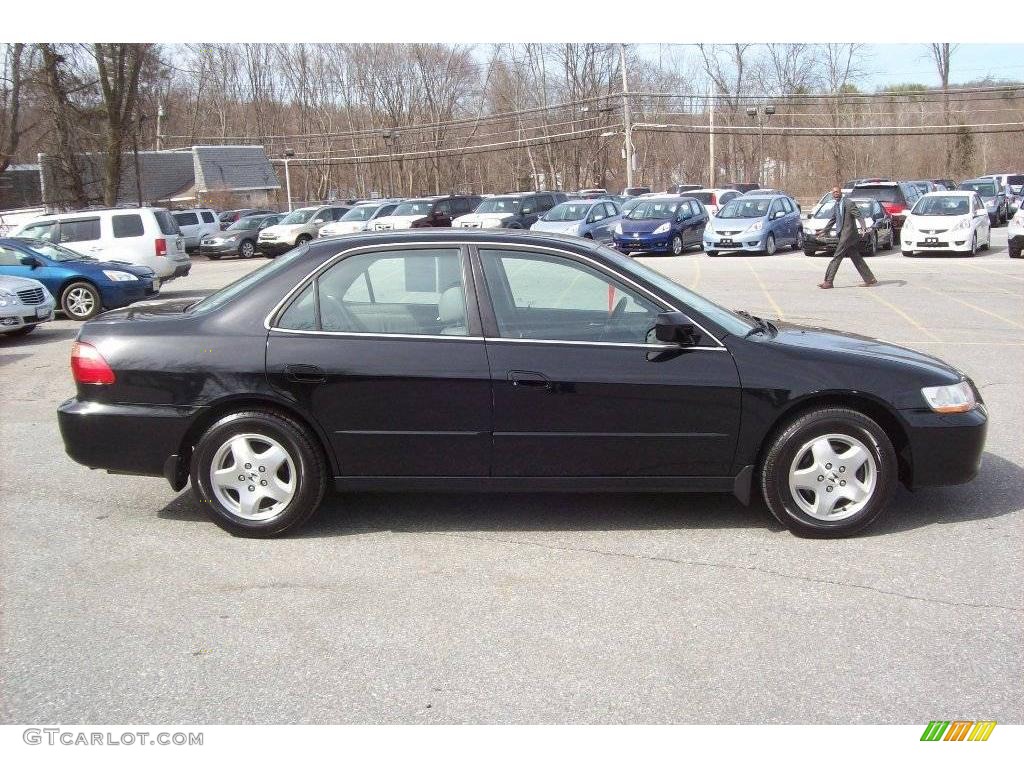 2000 Accord EX V6 Sedan - Nighthawk Black Pearl / Quartz photo #20