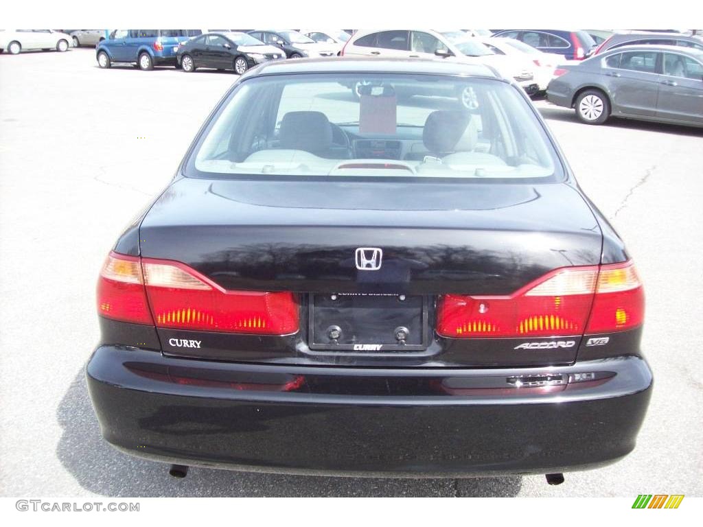 2000 Accord EX V6 Sedan - Nighthawk Black Pearl / Quartz photo #22