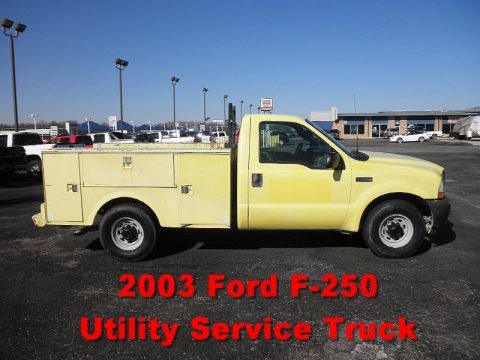 2003 Ford F250 Super Duty XL Regular Cab Utility Data, Info and Specs