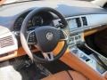 London Tan/Warm Charcoal 2012 Jaguar XF Supercharged Dashboard