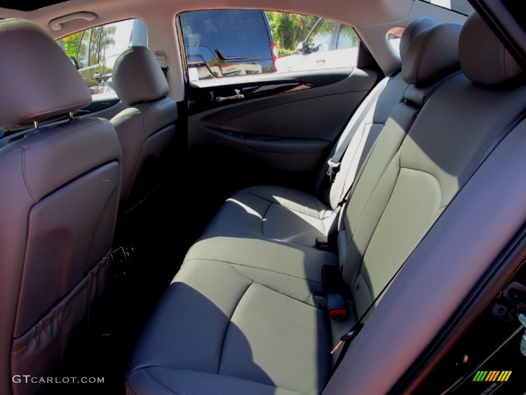 2012 Sonata SE - Midnight Black / Black photo #4