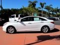 Shimmering White 2012 Hyundai Sonata Limited Exterior