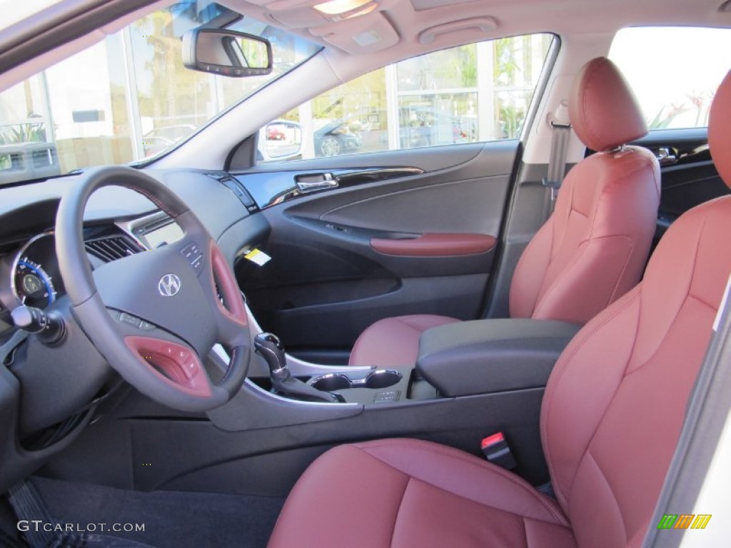 Wine Interior 2012 Hyundai Sonata Limited Photo 62114741