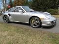 GT Silver Metallic 2011 Porsche 911 Turbo S Coupe Exterior