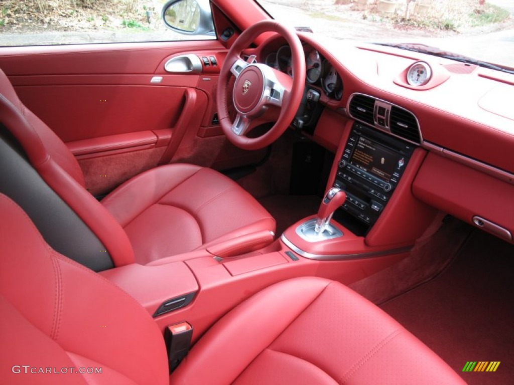 Carrera Red Interior 2011 Porsche 911 Turbo S Coupe Photo #62114879