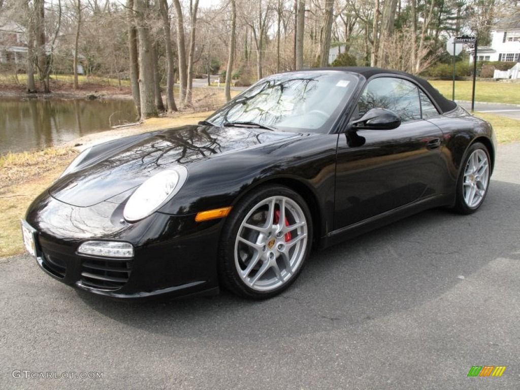 Black 2009 Porsche 911 Carrera S Cabriolet Exterior Photo #62114930