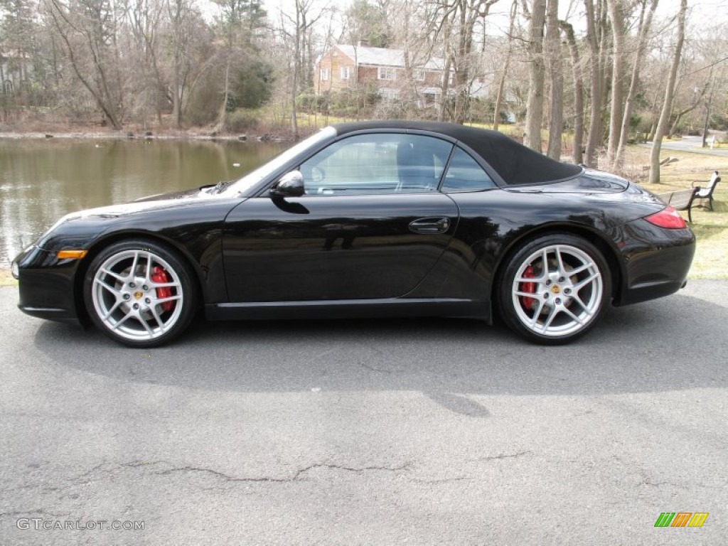 Black 2009 Porsche 911 Carrera S Cabriolet Exterior Photo #62114948
