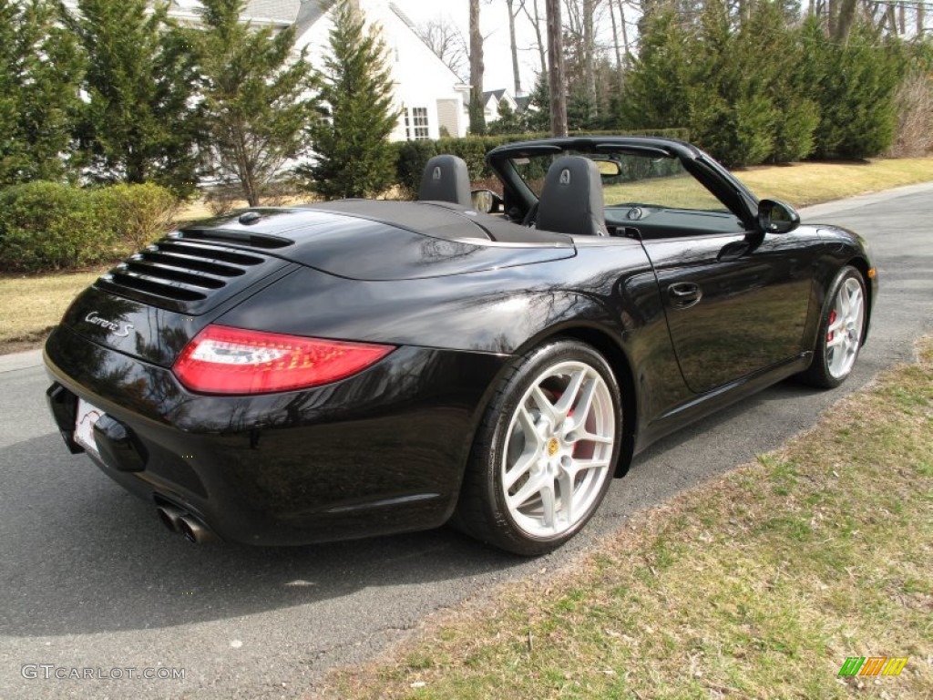 Black 2009 Porsche 911 Carrera S Cabriolet Exterior Photo #62114975