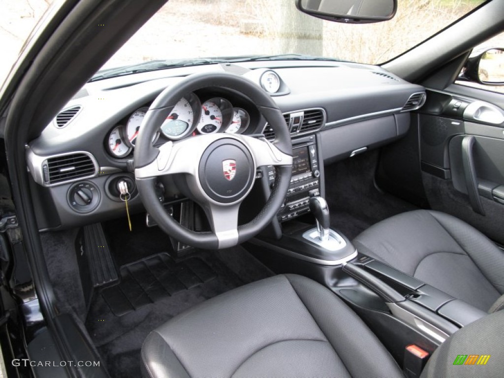 2009 Porsche 911 Carrera S Cabriolet Black Dashboard Photo #62115011