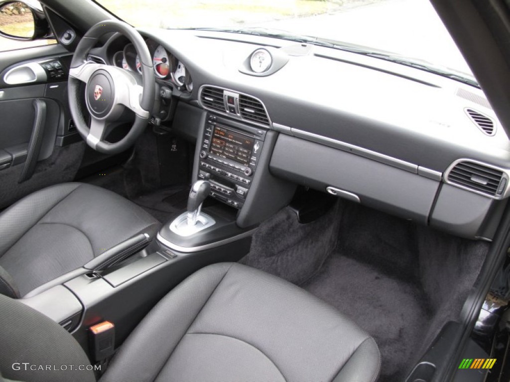 2009 Porsche 911 Carrera S Cabriolet Black Dashboard Photo #62115062