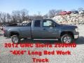 Stealth Gray Metallic 2012 GMC Sierra 2500HD Extended Cab 4x4