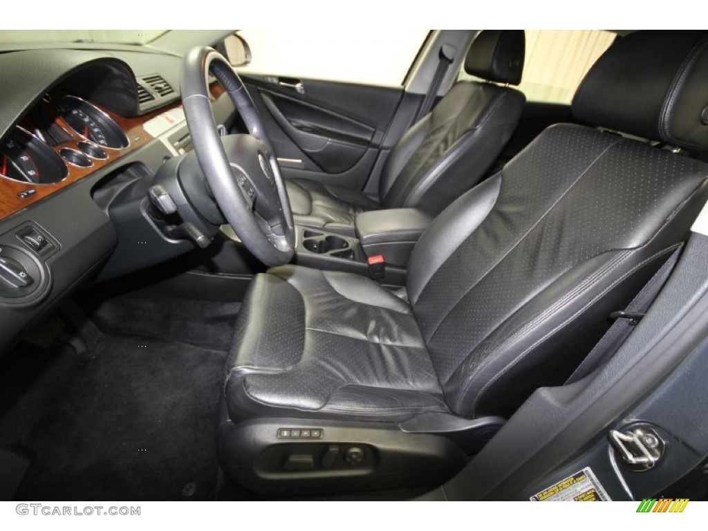 Black Interior 2008 Volkswagen Passat Turbo Wagon Photo #62115929