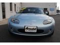 2008 Icy Blue Metallic Mazda MX-5 Miata Grand Touring Roadster  photo #2