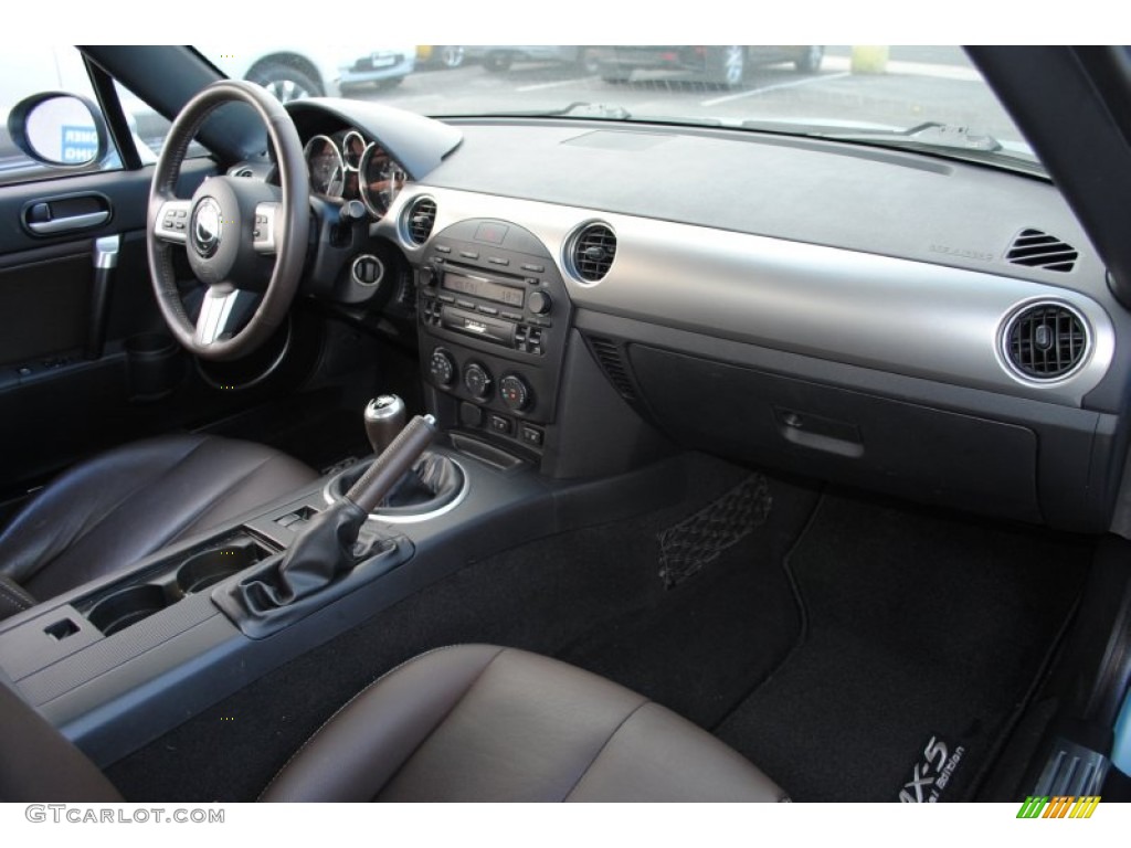 2008 Mazda MX-5 Miata Grand Touring Roadster Saddle Brown Dashboard Photo #62116577