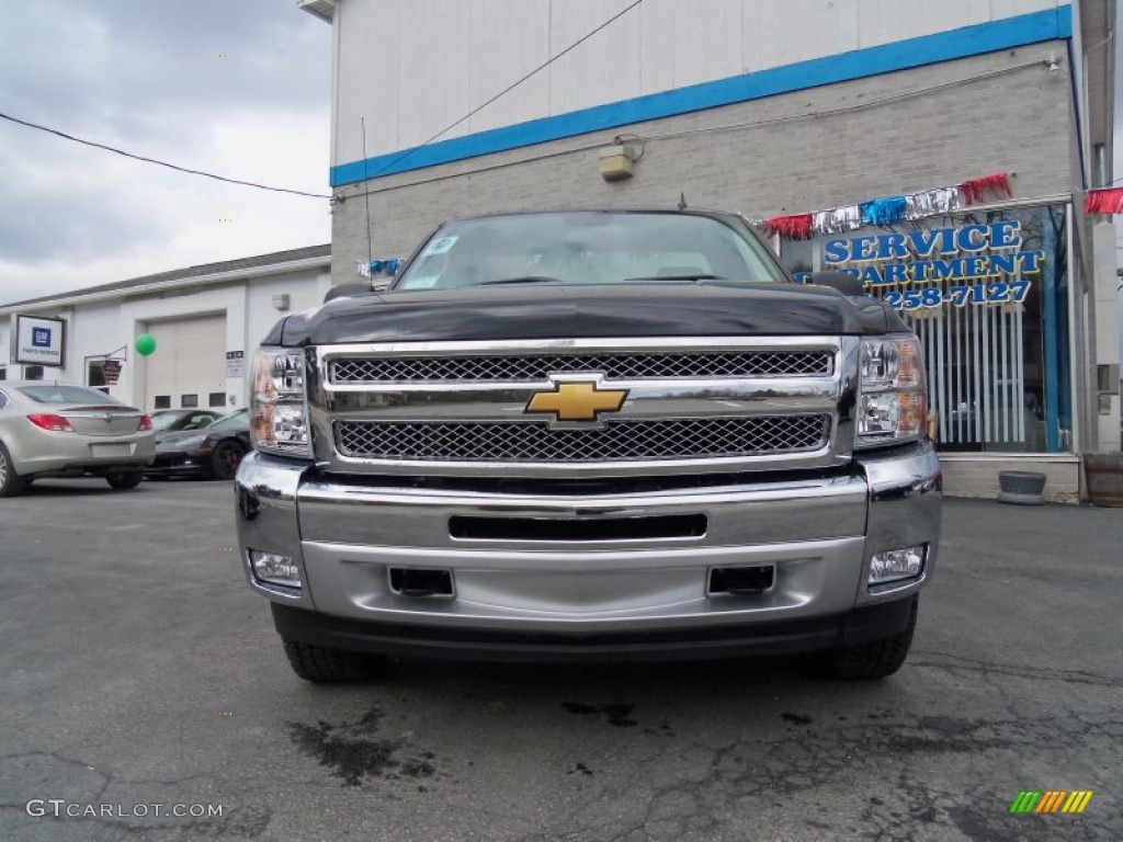 2012 Silverado 1500 LT Regular Cab 4x4 - Black / Ebony photo #2