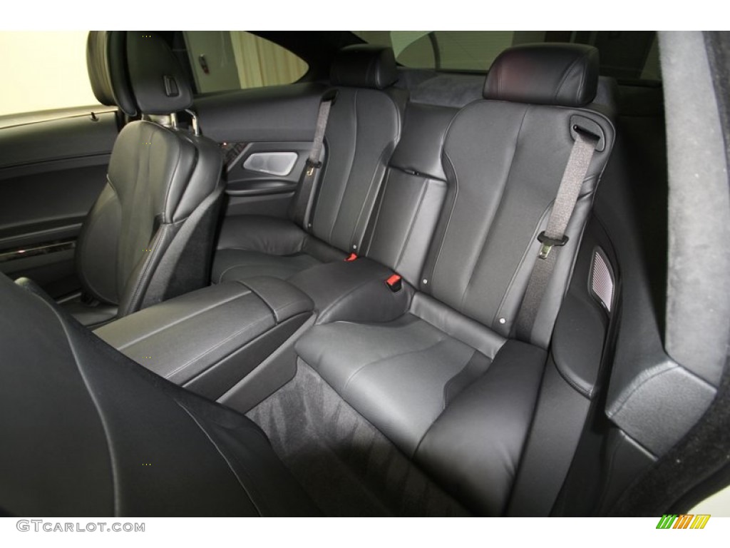 Black Nappa Leather Interior 2012 BMW 6 Series 650i Coupe Photo #62117330