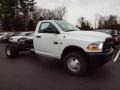 2012 Bright White Dodge Ram 3500 HD ST Regular Cab 4x4 Chassis  photo #2