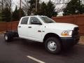 2012 Bright White Dodge Ram 3500 HD ST Crew Cab Chassis  photo #2