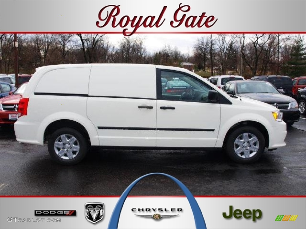 Stone White Dodge Ram Van