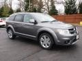 2012 Storm Grey Pearl Dodge Journey Crew AWD  photo #2