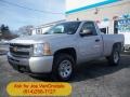 Sheer Silver Metallic - Silverado 1500 LT Regular Cab 4x4 Photo No. 1