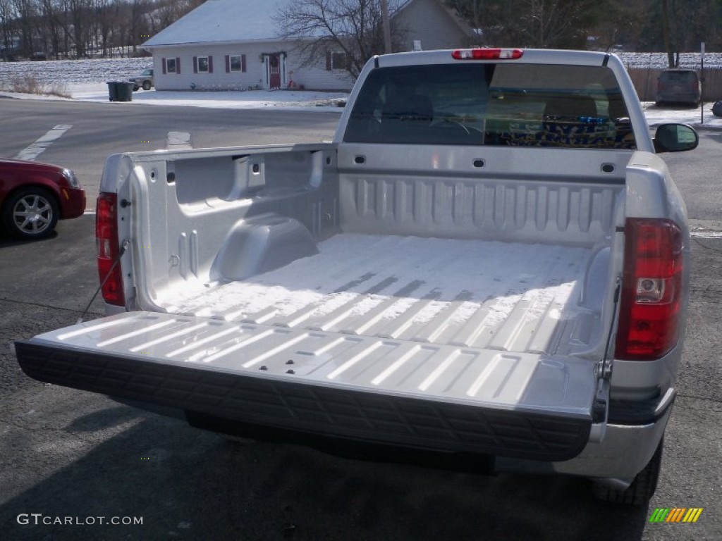 2011 Silverado 1500 LT Regular Cab 4x4 - Sheer Silver Metallic / Ebony photo #11