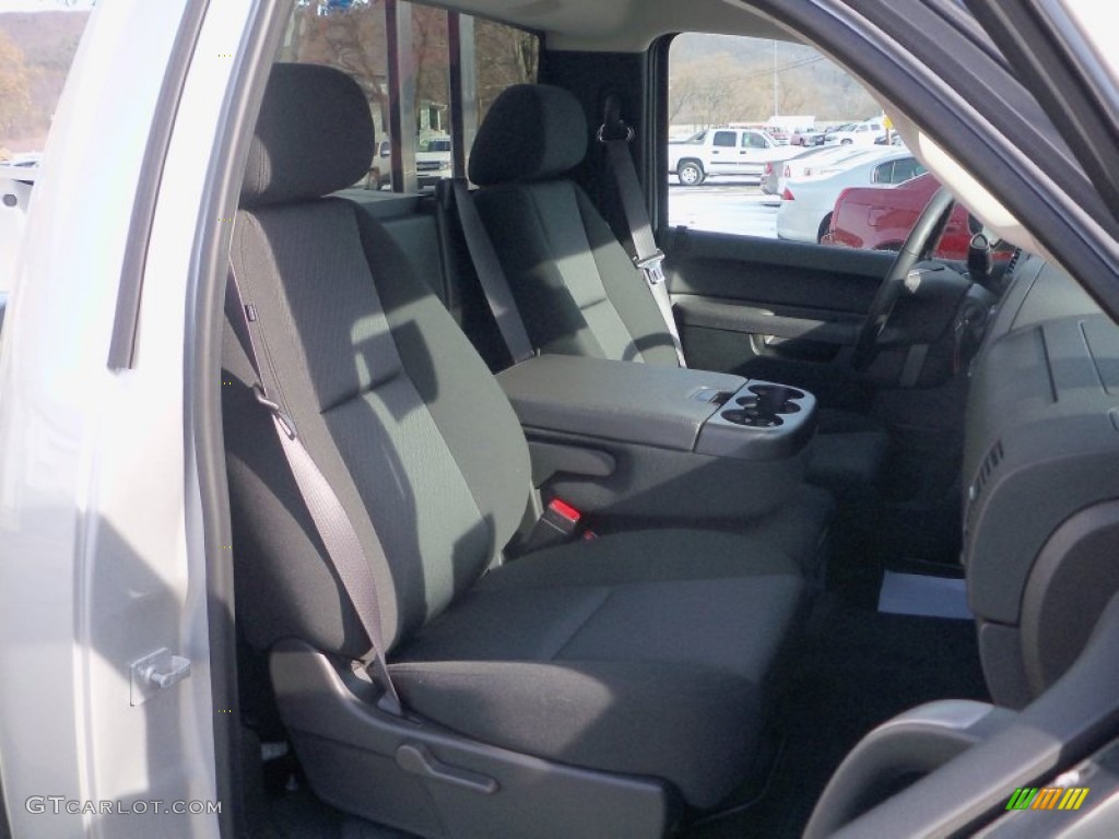 2011 Silverado 1500 LT Regular Cab 4x4 - Sheer Silver Metallic / Ebony photo #13