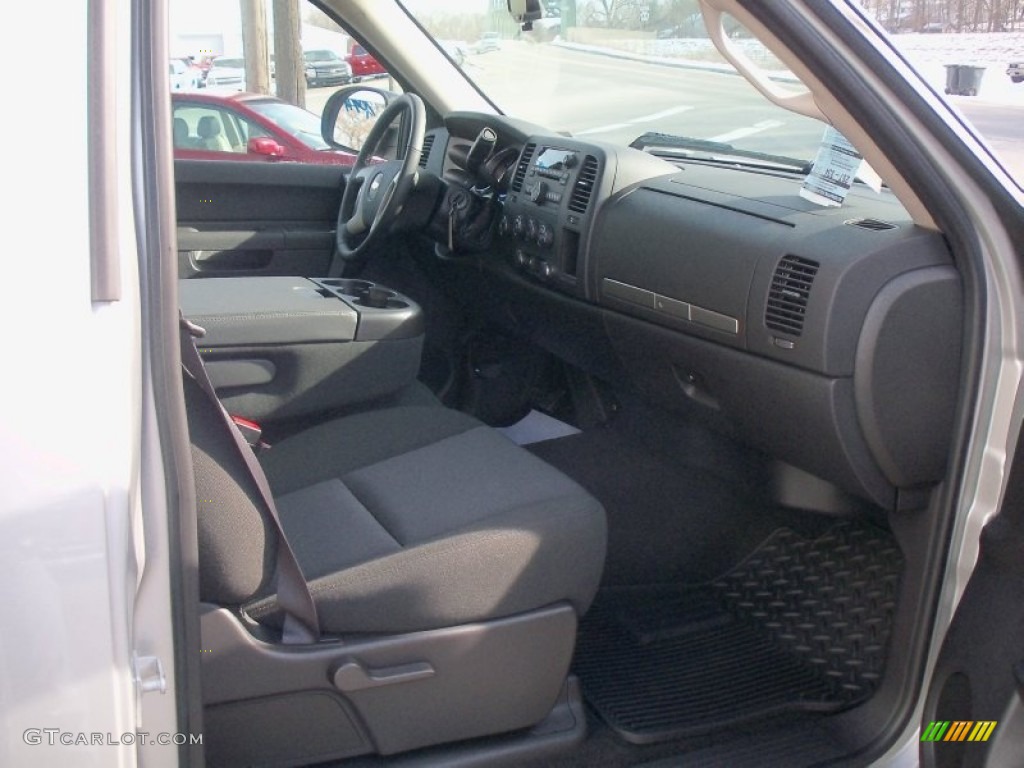 2011 Silverado 1500 LT Regular Cab 4x4 - Sheer Silver Metallic / Ebony photo #14