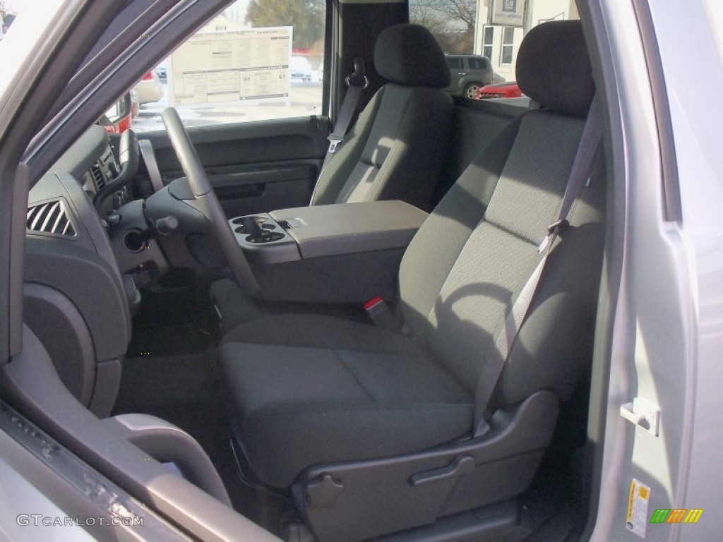 2011 Silverado 1500 LT Regular Cab 4x4 - Sheer Silver Metallic / Ebony photo #16