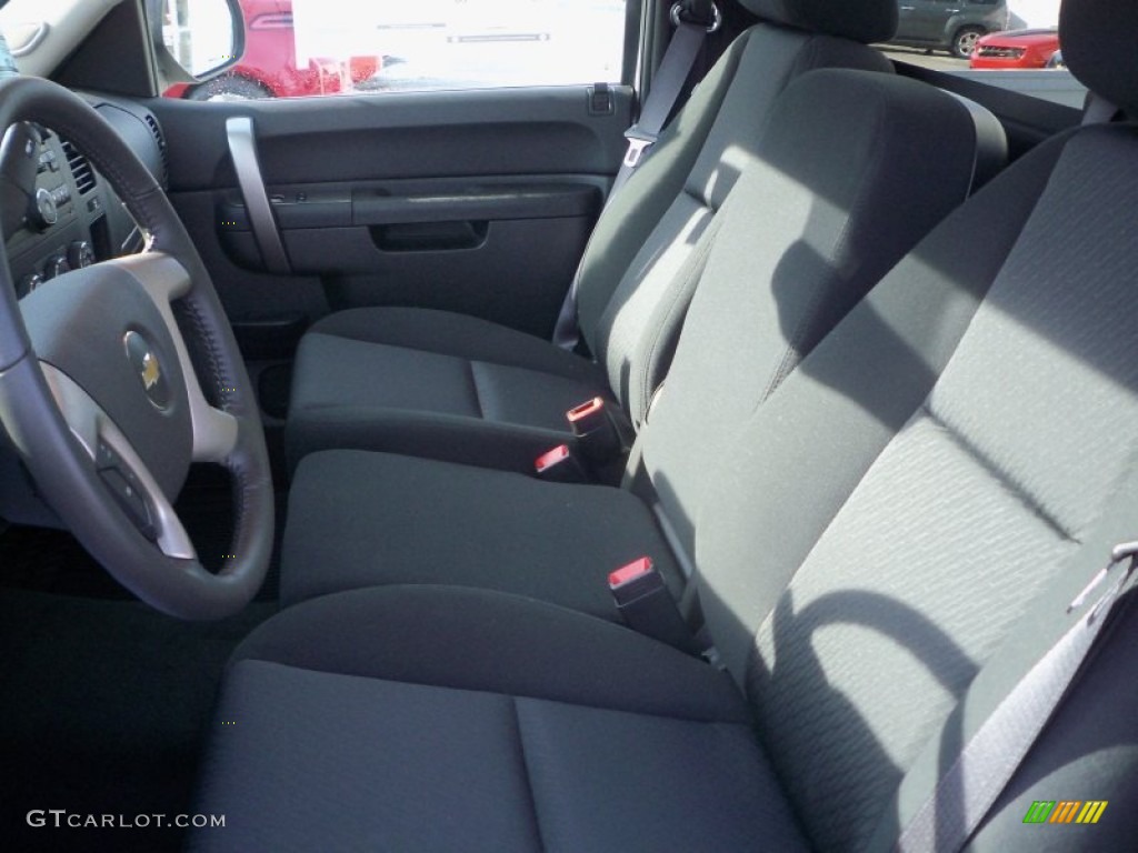 2011 Silverado 1500 LT Regular Cab 4x4 - Sheer Silver Metallic / Ebony photo #17
