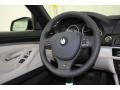 Oyster/Black Steering Wheel Photo for 2012 BMW 5 Series #62119220