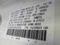  2009 TSX Sedan Premium White Pearl Color Code NH624P
