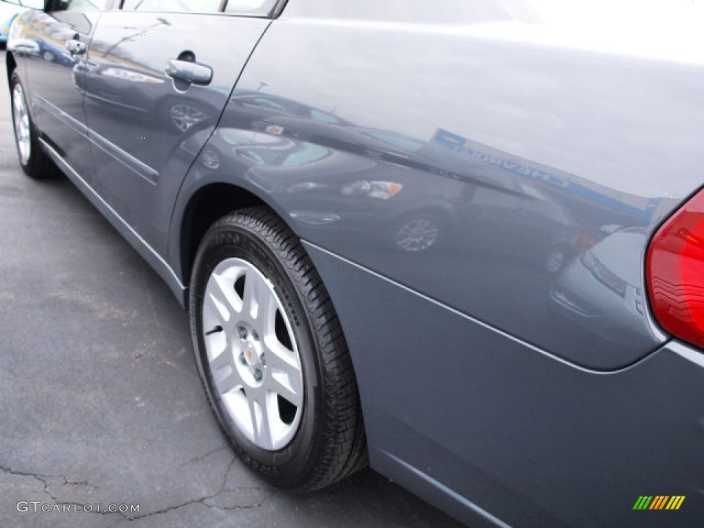 2007 Malibu LT Sedan - Dark Gray Metallic / Titanium Gray photo #4