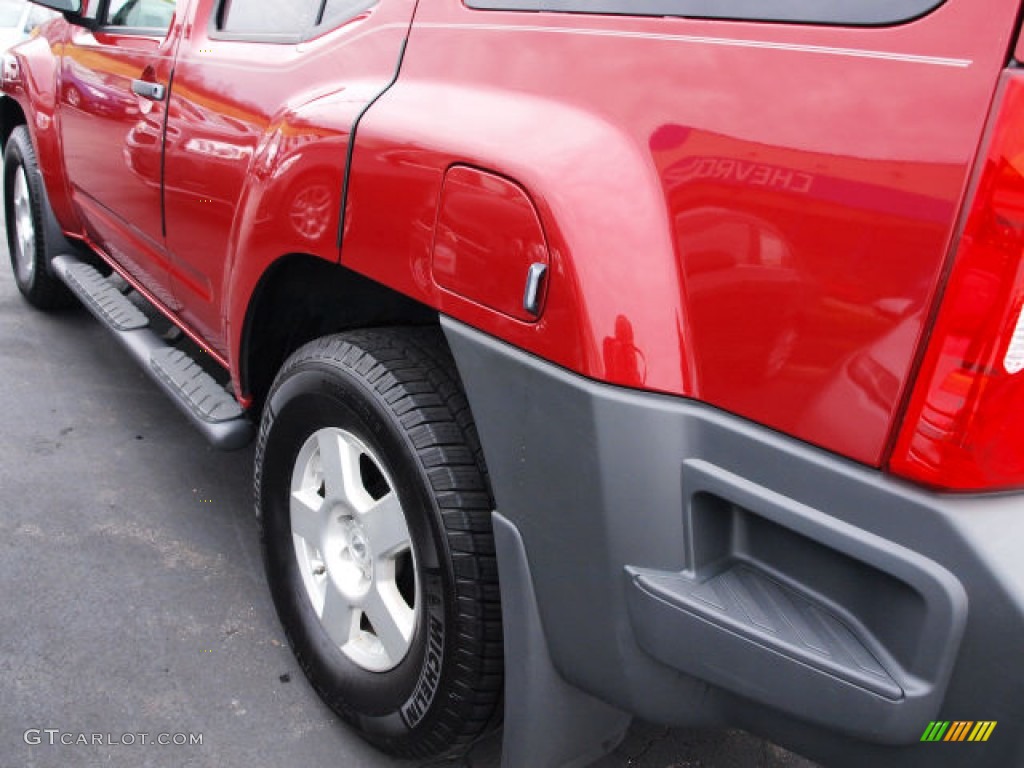 2008 Xterra S 4x4 - Red Brawn / Steel/Graphite photo #4