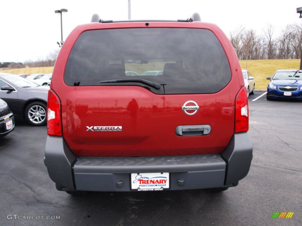 2008 Xterra S 4x4 - Red Brawn / Steel/Graphite photo #6