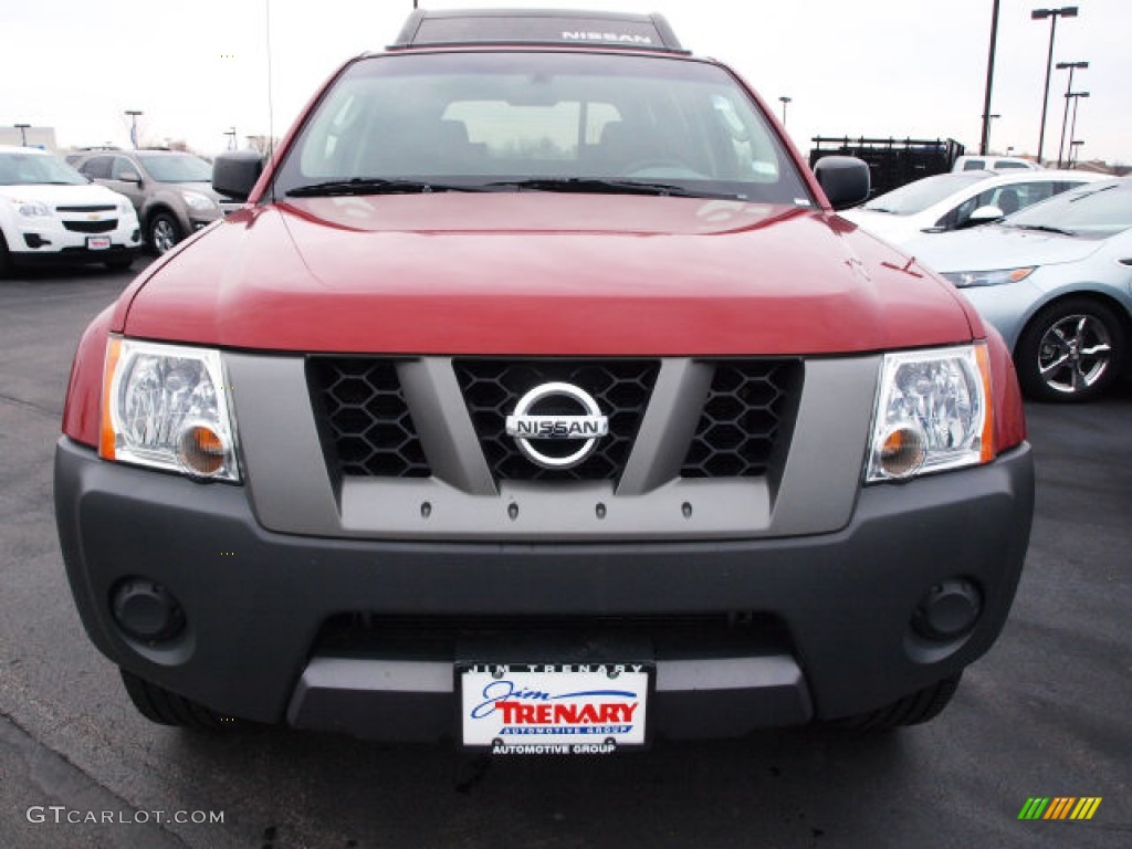 2008 Xterra S 4x4 - Red Brawn / Steel/Graphite photo #8