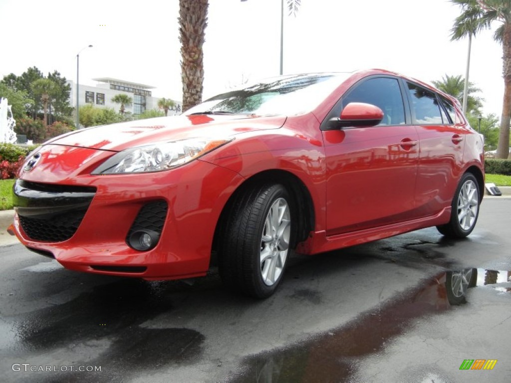 Velocity Red Mica 2012 Mazda MAZDA3 s Touring 5 Door Exterior Photo #62120840