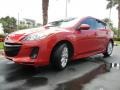 2012 Velocity Red Mica Mazda MAZDA3 s Touring 5 Door  photo #2