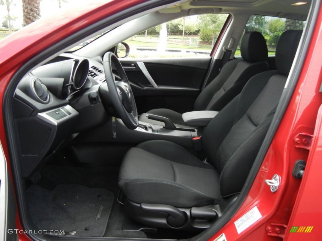 Black Interior 2012 Mazda MAZDA3 s Touring 5 Door Photo #62120939