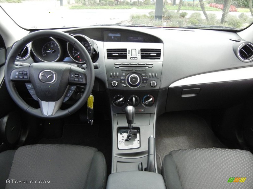 2012 Mazda MAZDA3 s Touring 5 Door Black Dashboard Photo #62121011