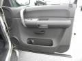 Ebony Black 2007 GMC Sierra 1500 SLE Regular Cab Door Panel