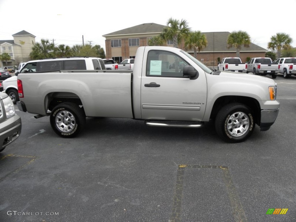 Silver Birch Metallic 2007 GMC Sierra 1500 SLE Regular Cab Exterior Photo #62121118