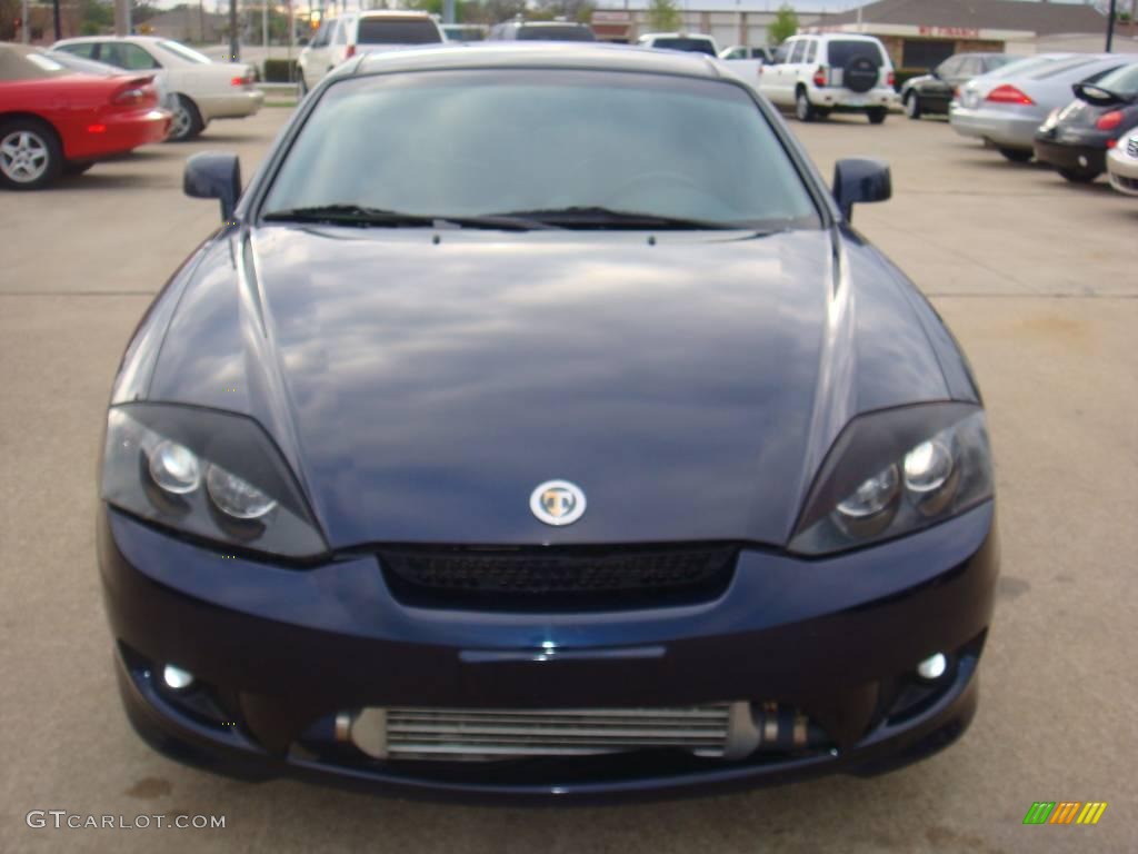 2006 Tiburon GT - Moonlit Blue Metallic / Black photo #1