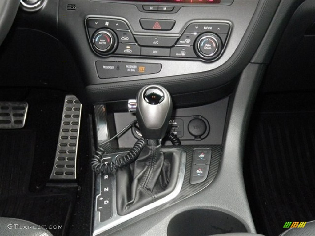 2012 Optima SX - Ebony Black / Black photo #22